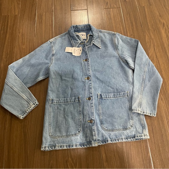 Zara denim oversized jacket - Picture 2 of 4